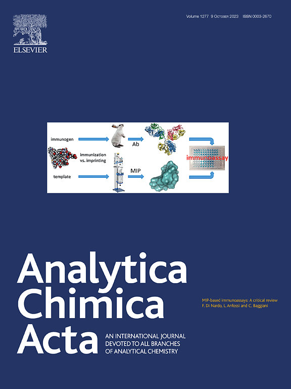 Go to journal home page - Analytica Chimica Acta
